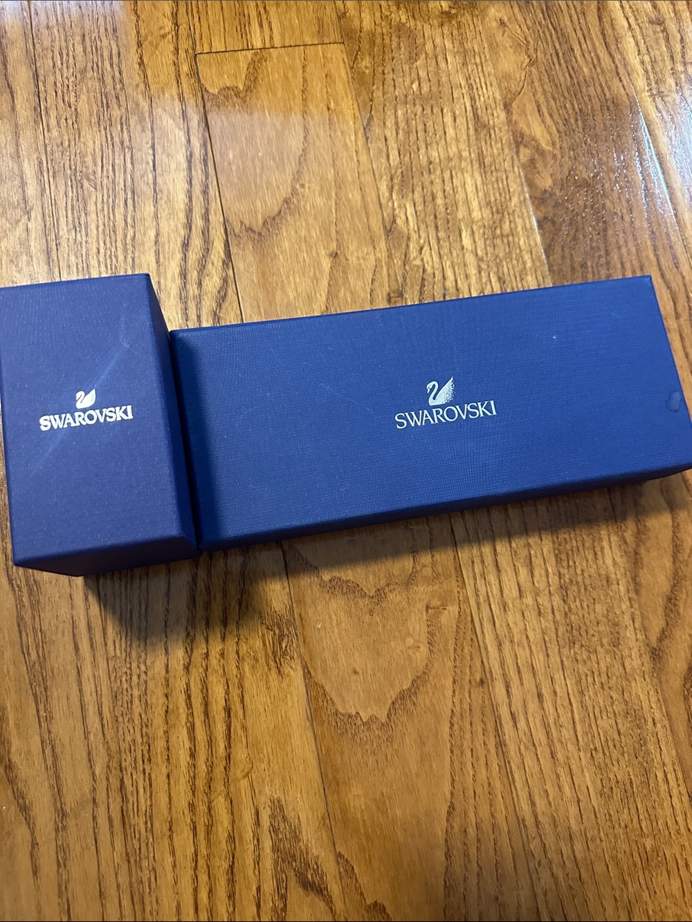 Swarovski Navy Blue Jewelry Box Pair
